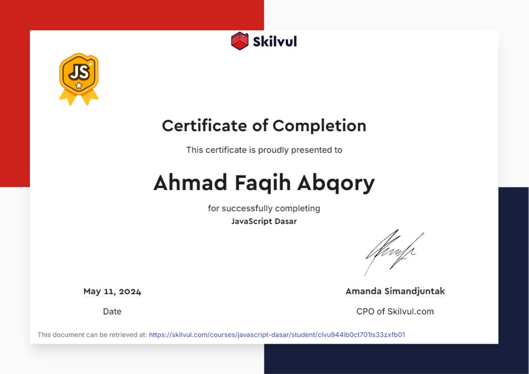 Javascript-SkillBadge